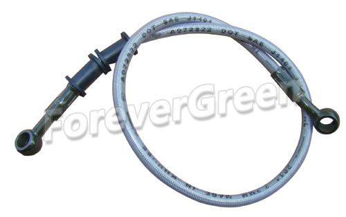 KA015 Brake hose iron braid L=620mm