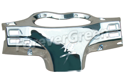 CH028A Chrome Rear Instrument Cover (Old Style,Hayabusa Logo)